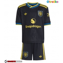 Otroške Nogometnih dresov Manchester United Tretji 2025-26 Kratki rokavi (+ hlače)